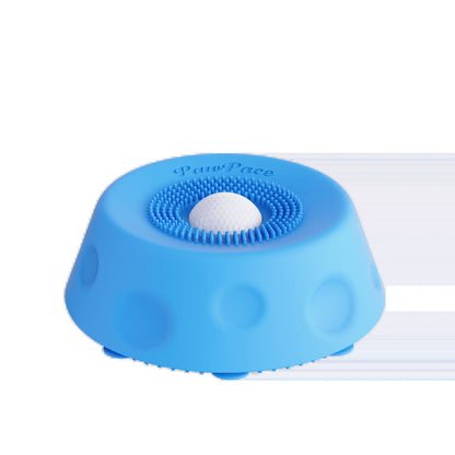 PawBuddies no mess slow feeder dog bowl with suction cups