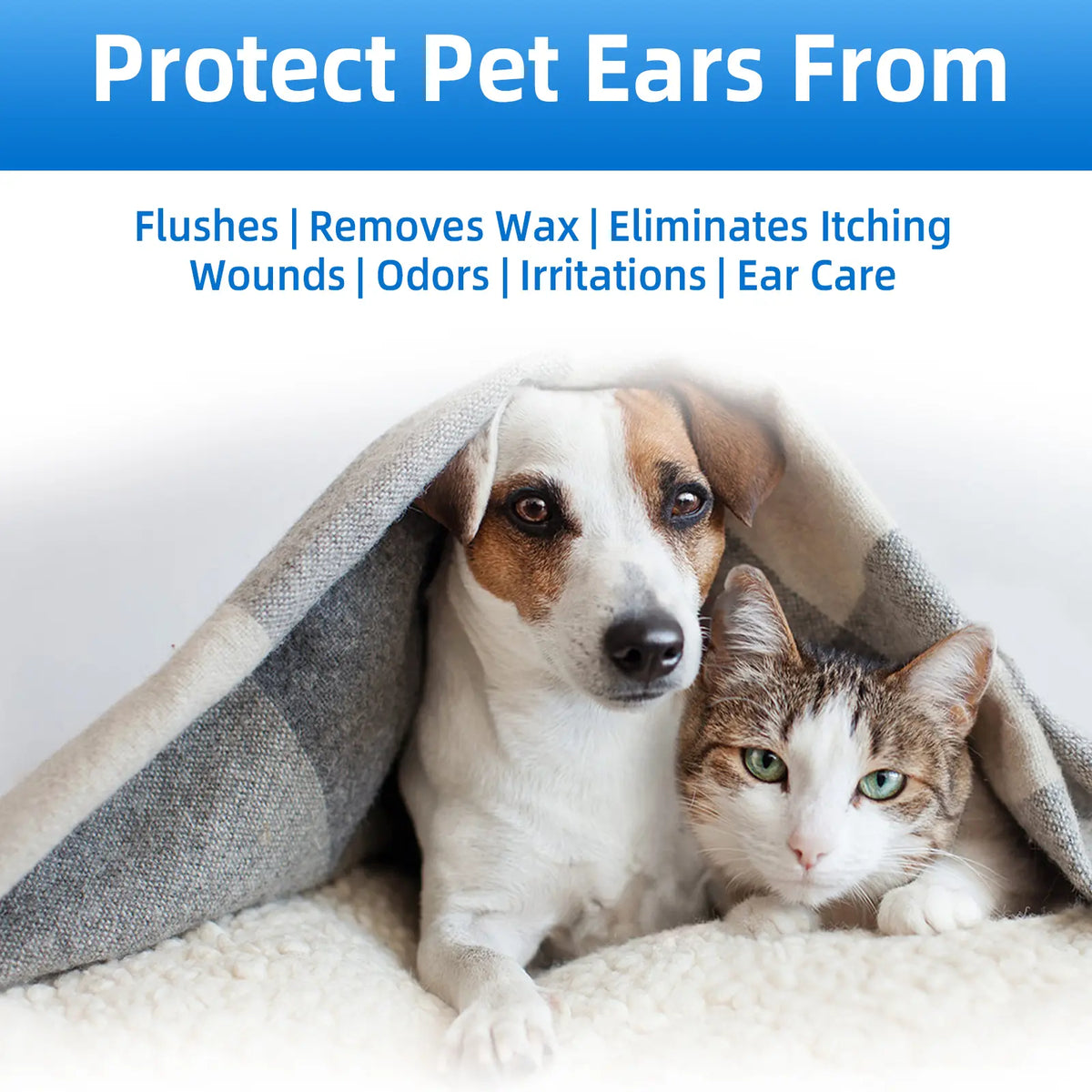 Cat ear cleaner for routine pet ear hygiene