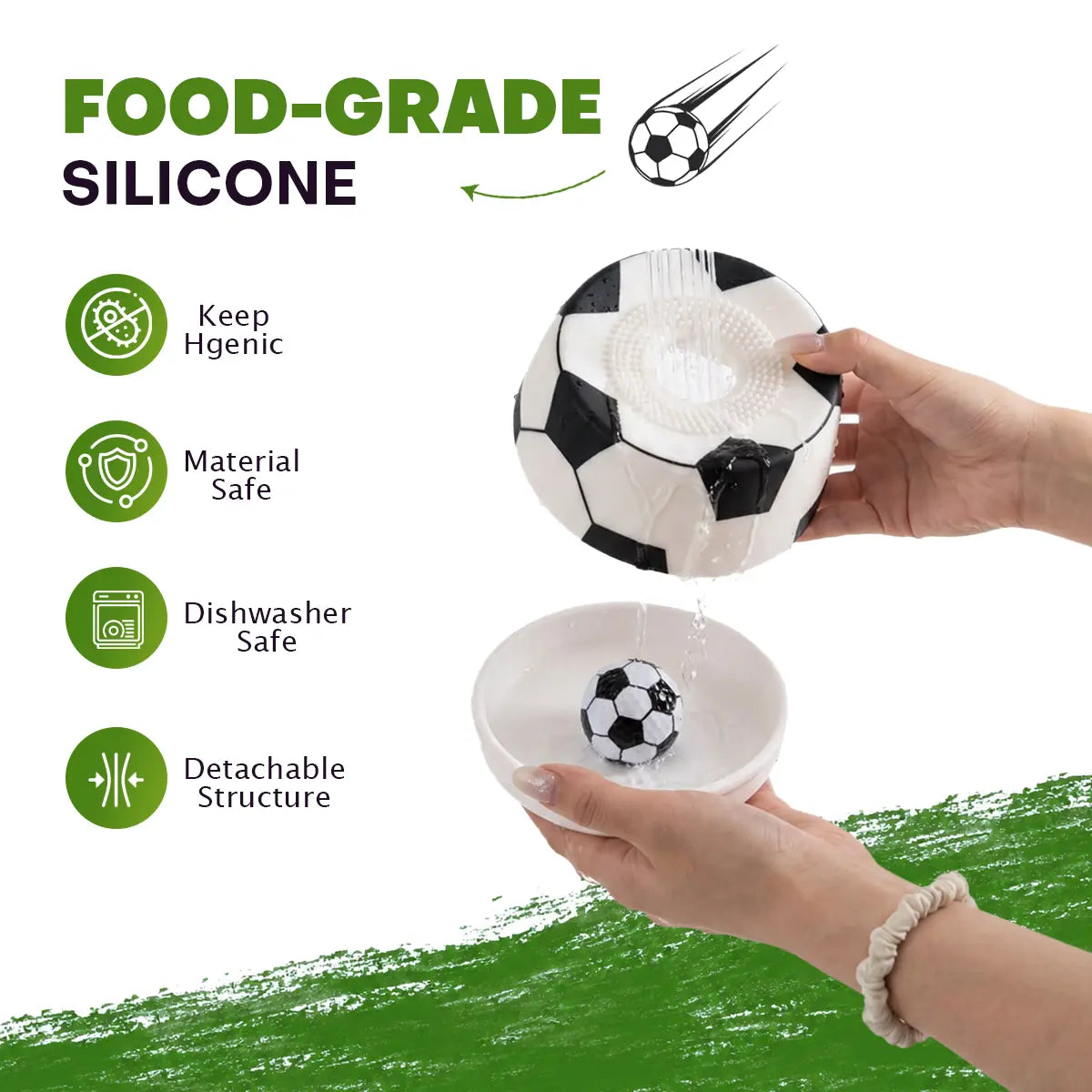 Slow feeder lick bowl for dogs with enrichment ball