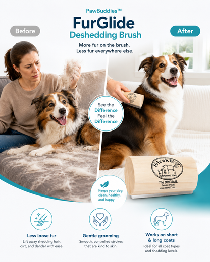 PawBuddies™ FurGlide Deshedding Brush