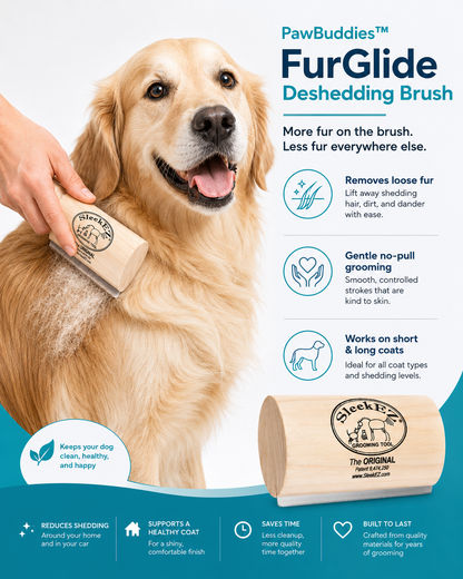 PawBuddies™ FurGlide Deshedding Brush