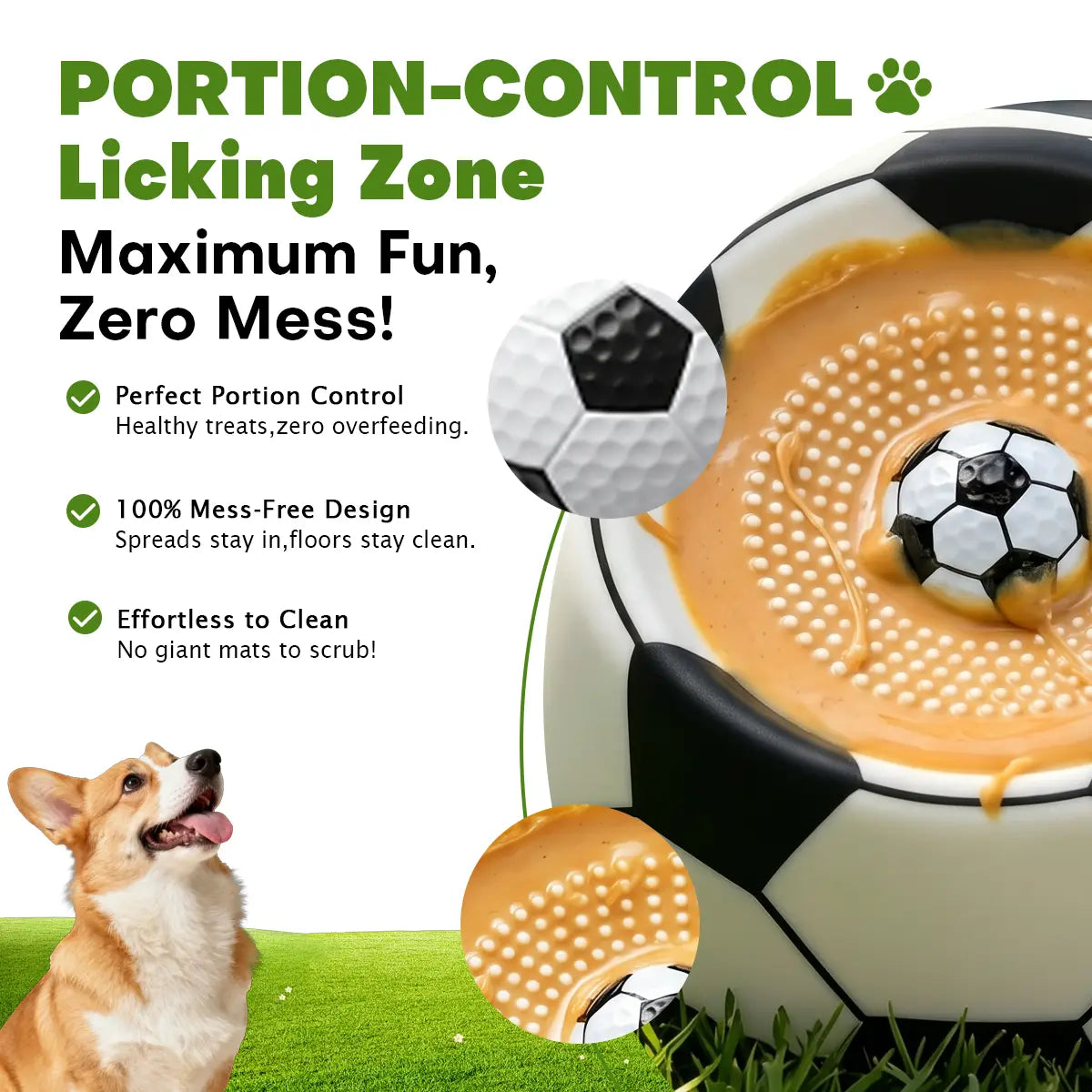 Dishwasher safe no mess dog bowl for daily feeding